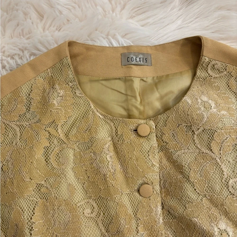 Vintage Made in Italy Vest Lace Size Large - Picture 9 of 12